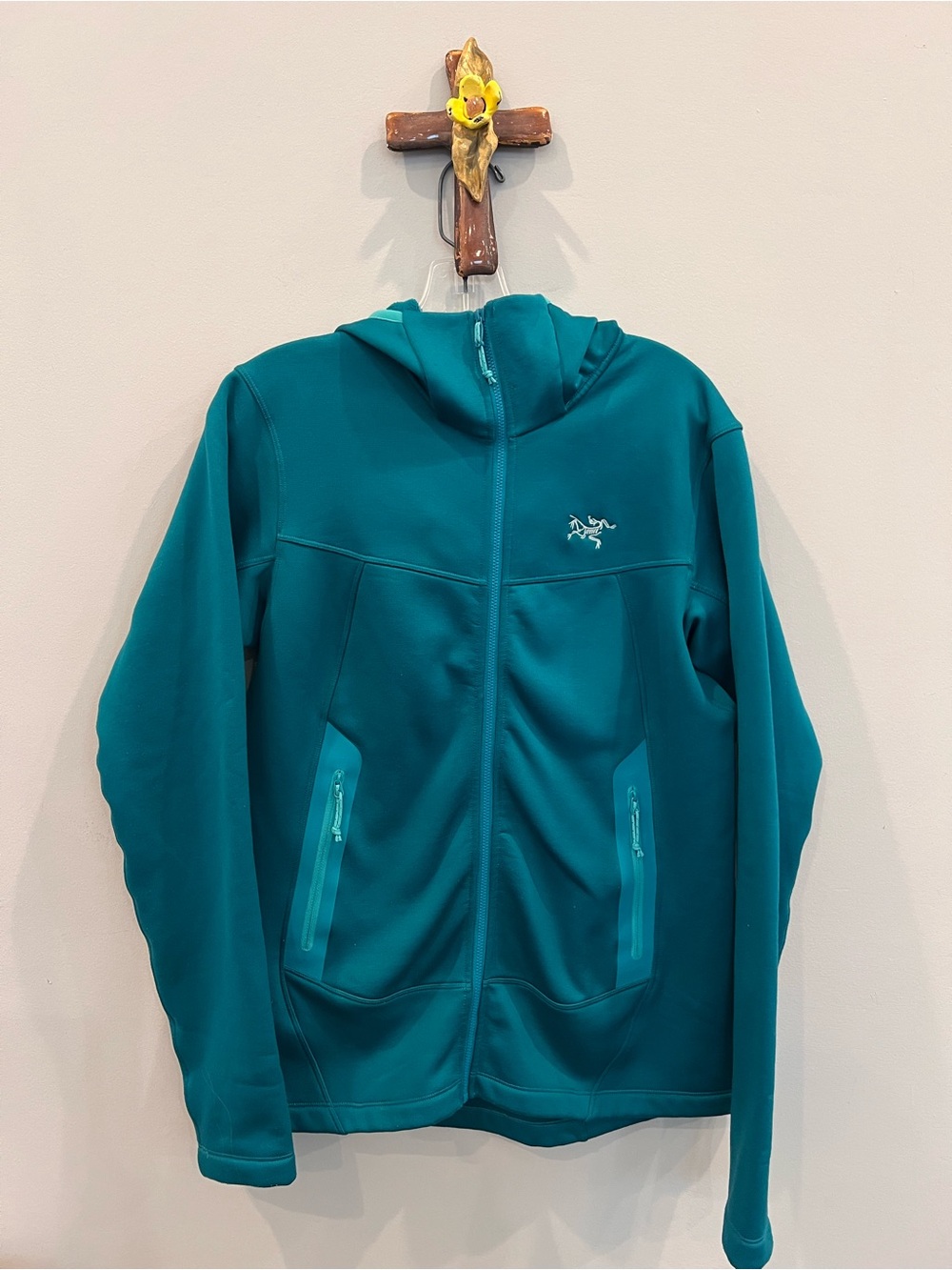 Arc'teryx women’s Teal Full-Zip Hooded Softshell Jacket